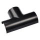 PVC Raceway Equal Tee Clip, Black - US/FLET5025B PVC Raceway Equal Tee Clip, Black - US/FLET5025B